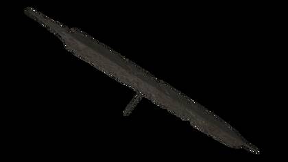 Picture of 3D model of a weaving sword