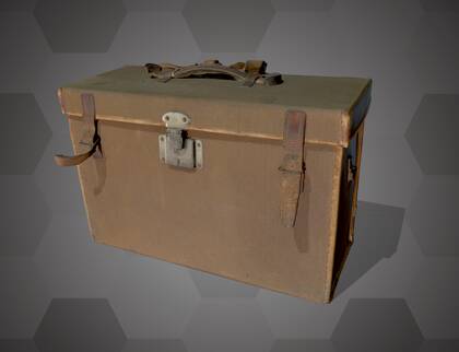 Picture of 3D model of the bag of a late 19th century historical field camera (NHMW-AFW-DING-0145-002)