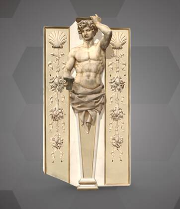 Image of the 3D Model of a Figure embodying the element "Tin"