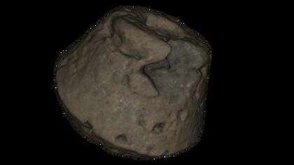 Picture of 3D model of a spindle whorl