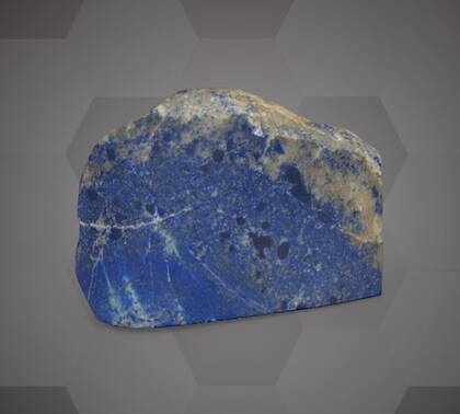 Picture of the 3D model of a lapis