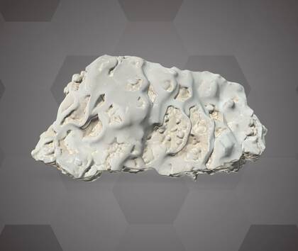 Picture of the 3D model of a smithsonite