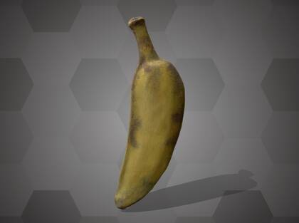 Picture of 3D model of a banana model (NHMW-AFW-DING-0046-084)