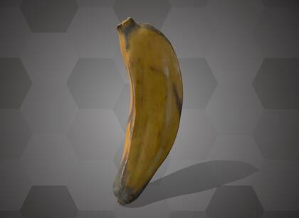 Picture of 3D model of a banana model (NHMW-AFW-DING-0046-086)