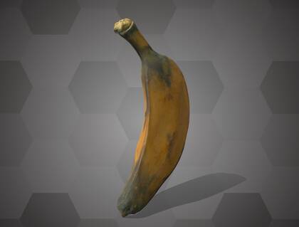 Picture of 3D model of a banana model (NHMW-AFW-DING-0046-087)